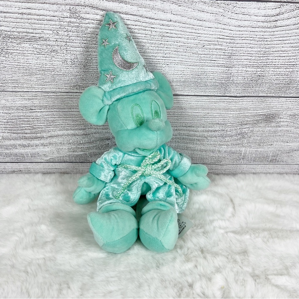 Disney Ink & Paint Series 2 Aquamarine Sorcerer Mickey Mouse Plush